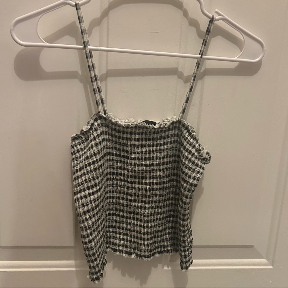Kendall and Kylie Plaid Crop Tank